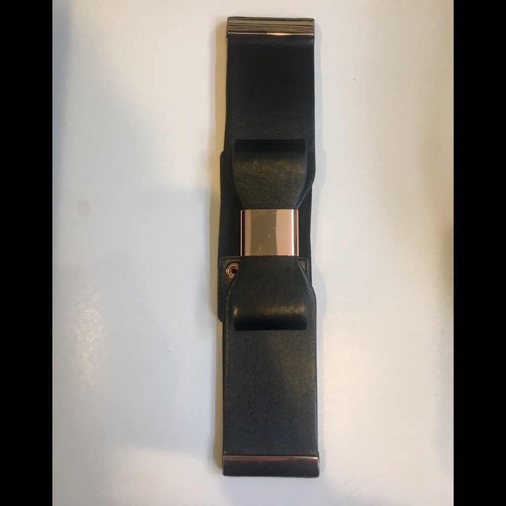 Express Rose Gold Bow Belt